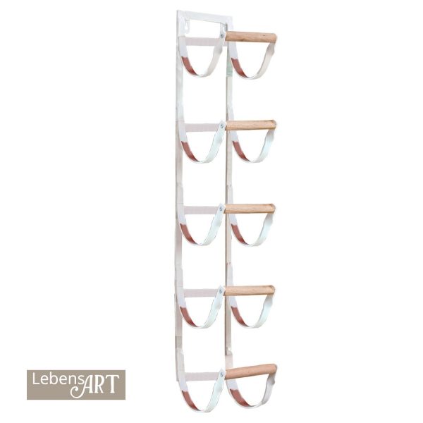 Wandorganizer Utica - #10705w - in zwei Farben erhältlich - Holzrollen aus massivem Naturholz - klares Design