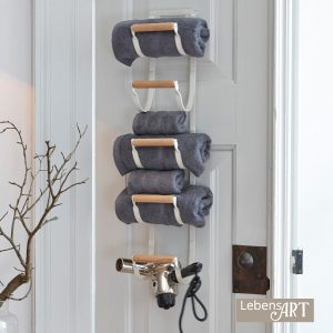 Wandorganizer Utica - #10705w - in zwei Farben erhältlich - Holzrollen aus massivem Naturholz - klares Design
