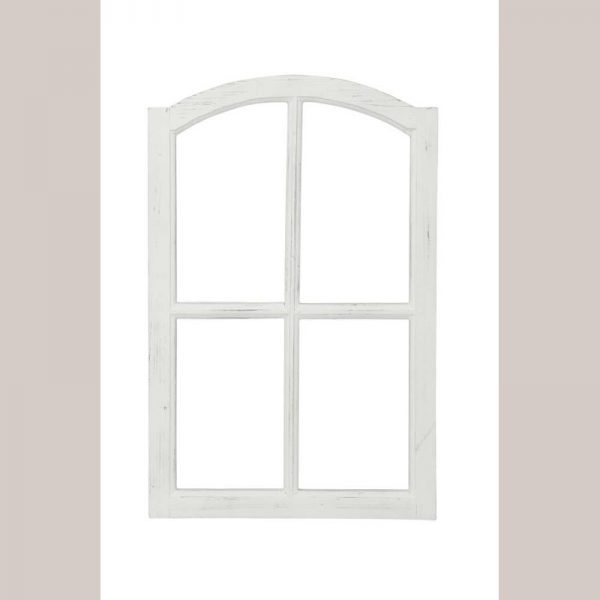 Deko-Fenster - nostalgisch - Sprossenfenster - antikweiß - Größe S