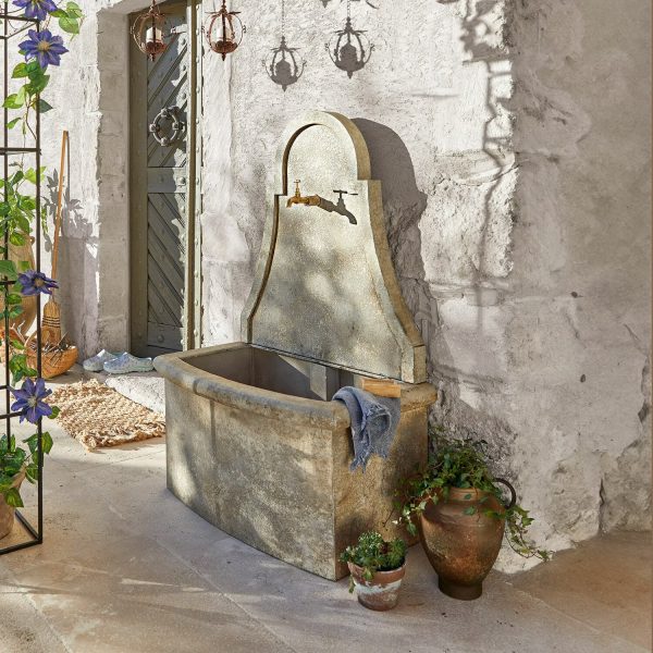 Brunnen Albury - Eisen mit Antik-Finish -Bepflanzbar - Absolute Zierde in jedem Garten